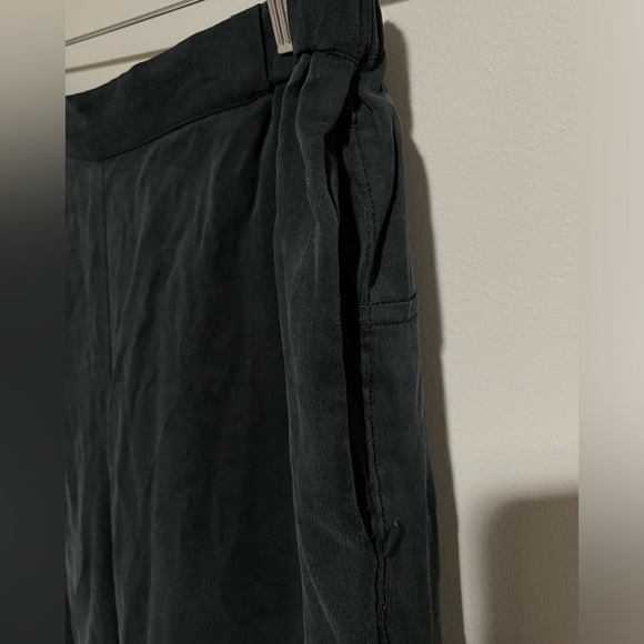 Quince 100% Washable Silk Pajama Pants Black Size Small - Picture 7 of 13